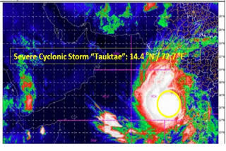 Cyclone Tauktae to intensify into 'very severe cyclonic storm'  to cross Gujarat coast on May 18  cyclonic storm  കാലാവസ്ഥാ നിരീക്ഷണ കേന്ദ്രം  ടൗട്ടെ ചുഴലിക്കാറ്റ്