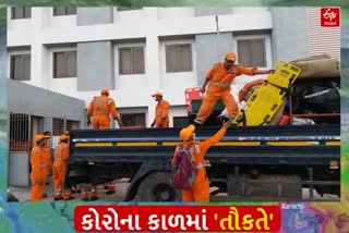 જામનગરમાં સમરસ હોસ્ટેલ ખાતે બે NDRFની ટીમ આવી