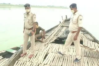 Bihar Police steps up vigil along banks of Ganga in Buxar