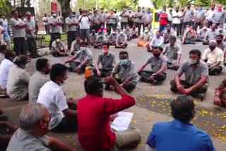 workers protest