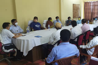 Manki-Munda meeting with Minister MLA and DC in Chaibasa
