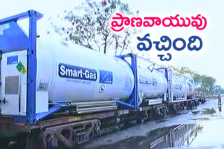 6 oxygen containers reached hyderabad from odisha