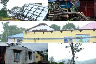 idukki rain  idukki loss due to rain  cyclone tauktae  ഇടുക്കി മഴ  ഇടുക്കി നാശനഷ്‌ടം  ടൗട്ടെ ചുഴലിക്കാറ്റ്