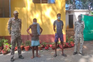 TWO NAXALITES ARRESTED IN NARAYANPUR