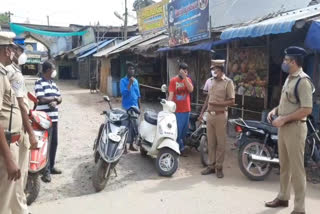 ஊரடங்கு விதிகளை மீறிய நபர்கள் மீது வழக்குப்பதிவு