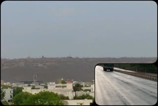 drizzle at many places in rajasthan