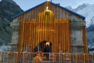 the sacred doors of kedarnath dham open today morning