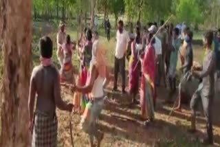 People in Odisha's Sonariposi village beat up officials