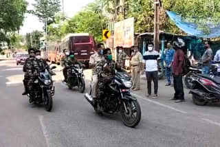 flag march taken out in gumla