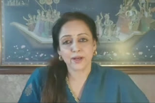 सांसद हेमा मालिनी ने वीडियो जारी कर ब्रजवासियों से की यह अपील