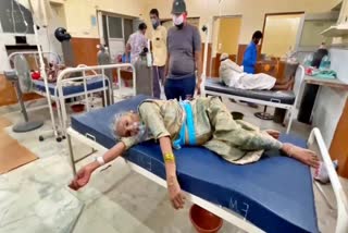 Son left mother in hospital,  Barmer Medical College Hospital