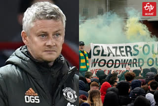 old trafford protest update  solskjaer on protest news  പ്രതിഷേധത്തെ കുറിച്ച് സോള്‍ഷെയര്‍ വാര്‍ത്ത  ഓള്‍ഡ് ട്രാഫോഡ് പ്രതിഷേധം വാര്‍ത്ത