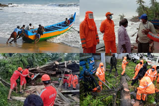 alappuzha Seasickness Rescue operations continue fishermen barred from going to sea  പ്രകൃതിക്ഷോഭം; രക്ഷാപ്രവര്‍ത്തനം തുടരുന്നു, മത്സ്യതൊഴിലാളികള്‍ കടലില്‍ പോകുന്നതിന് വിലക്ക്  ആലപ്പുഴ കടല്‍ക്ഷോഭം  രക്ഷാപ്രവര്‍ത്തനം  വെള്ളപൊക്കം ആലപ്പുഴ  ടൗട്ടെ ചുഴലിക്കാറ്റ് വാര്‍ത്തകള്‍  ആലപ്പുഴ ജില്ലാ വാര്‍ത്തകള്‍  alappuzha Seasickness  alappuzha Seasickness Rescue operations  fishermen barred from going to sea