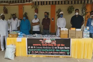 Sanjeevani team distributing free medicines in palamu