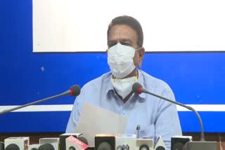 Minister C C Patil News conference in Gadag