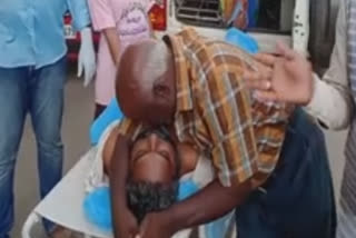 A Social worker Kissed COVID victim in  Telangana's Khammam