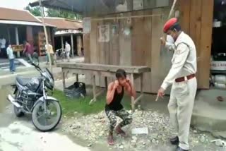 Police punishment against violence of new sop