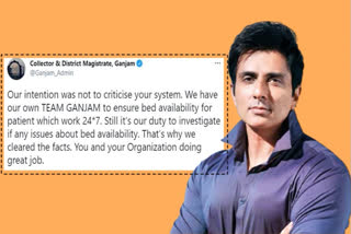 Ganjam DM praises Sonu Sood after accussing of taking undue credit