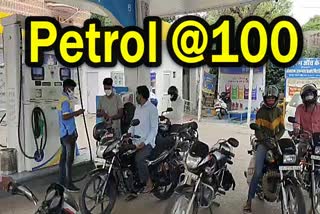Petrol price crosses rs 100 in Sikar