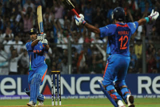 Love the shot of Dhoni's 2011 WC winning six: Jos Buttler