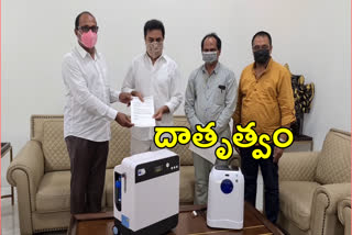 ఆక్సిజన్ కాన్సంట్రేటర్లు, మంత్రి కేటీఆర్‌, తెలంగాణ పారిశ్రామికవేత్తల సమాఖ్య