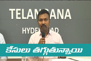 corona cases decreasing in telangana: dh srinivasa rao