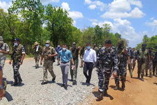 bastar ig sundarraj p visited silger camp