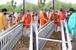 new platforms built at mangolpur khurd crematorium