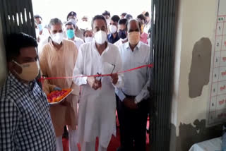 भरतपुर न्यूज, Inauguration of Covid Care Center in deeg