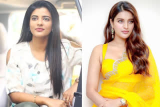 Aishwarya Rajesh and Niddhi Agerwal contributes each one rs1 lakh to cm public relief fund