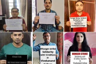 Principal's authoritarian attitude, hunger strike of DU teachers