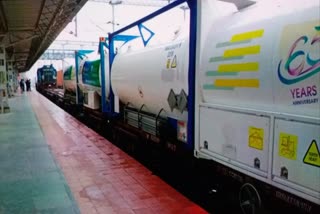 oxygen express train,  oxygen express train reached jaipur
