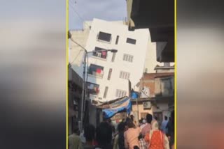 Five storey building collapses in Jamalpur area of Ahmedabad