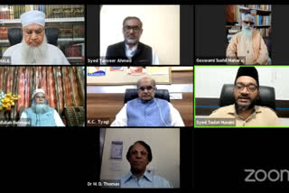 online press conference under indian friends for palestine in delhi