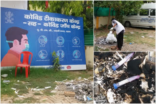 Flouting CPCB protocols, IGIMS Patna burns medical waste in hospital premises