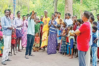 people went into forest in fear of corona spread at nellore district