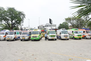 Karnal gets eight ambulances from a private company