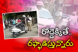 vehicles seize, vehicles seize in Hyderabad