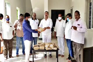 kodada mla bollam mallayya distribute covid medicine at suryapet