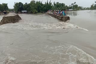 বাৰিষা সমাগত: উন্মুক্ত মথাউৰিক লৈ চিন্তিত লাহৰীঘাটবাসী