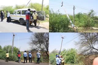 "તૌકતે" વવાઝોડાથી થયેલા નુકસાનને પહોંચી વળવા વીજ કર્મચારીઓ મેદાને