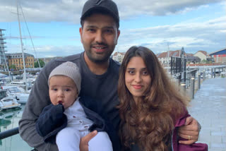 rohit sharma shares adorable picture with daughter samaira