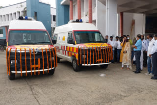 Basant Soren gave two ambulances from MLA fund