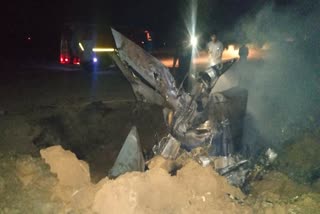 MiG-21 fighter aircraft crashed near Moga in Punjab