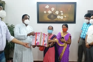 Rural development Minister distributed corona kit