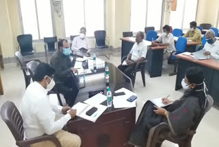 mla alla ramakrishna reddy review with officials