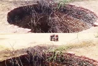 pali news  sojat news  पाली न्यूज  सोजत न्यूज  किसान की मौत  कुएं में गिरा ट्रैक्टर  Farmer death  A tractor dropped in a well