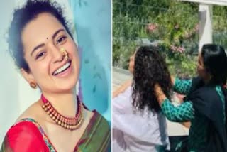 kangana-mother-massages-her-daughters-head-the-actress-said-happiness-of-the-whole-world-on-one-side-mothers-lap-on-another-side