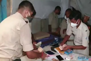 Police raided on gambling base in Ranchi