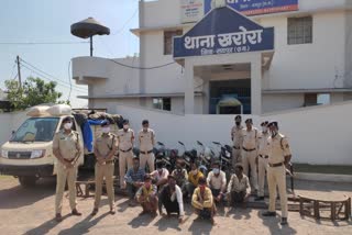 raipur police nabbed thief gang nine accused arreste